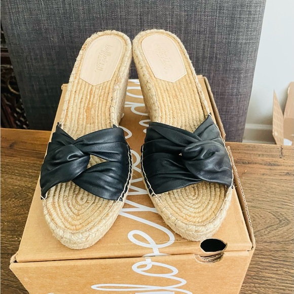 Loeffler Randall Shoes - Loeffler Randall Blanche Black Espadrilles with Bow Detail EUC/with original box